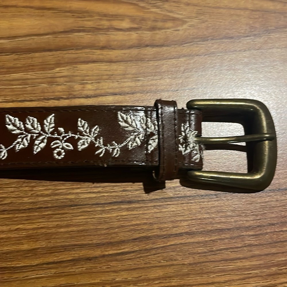 Leather belt